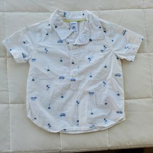 Carter's button front shirt size 24 months